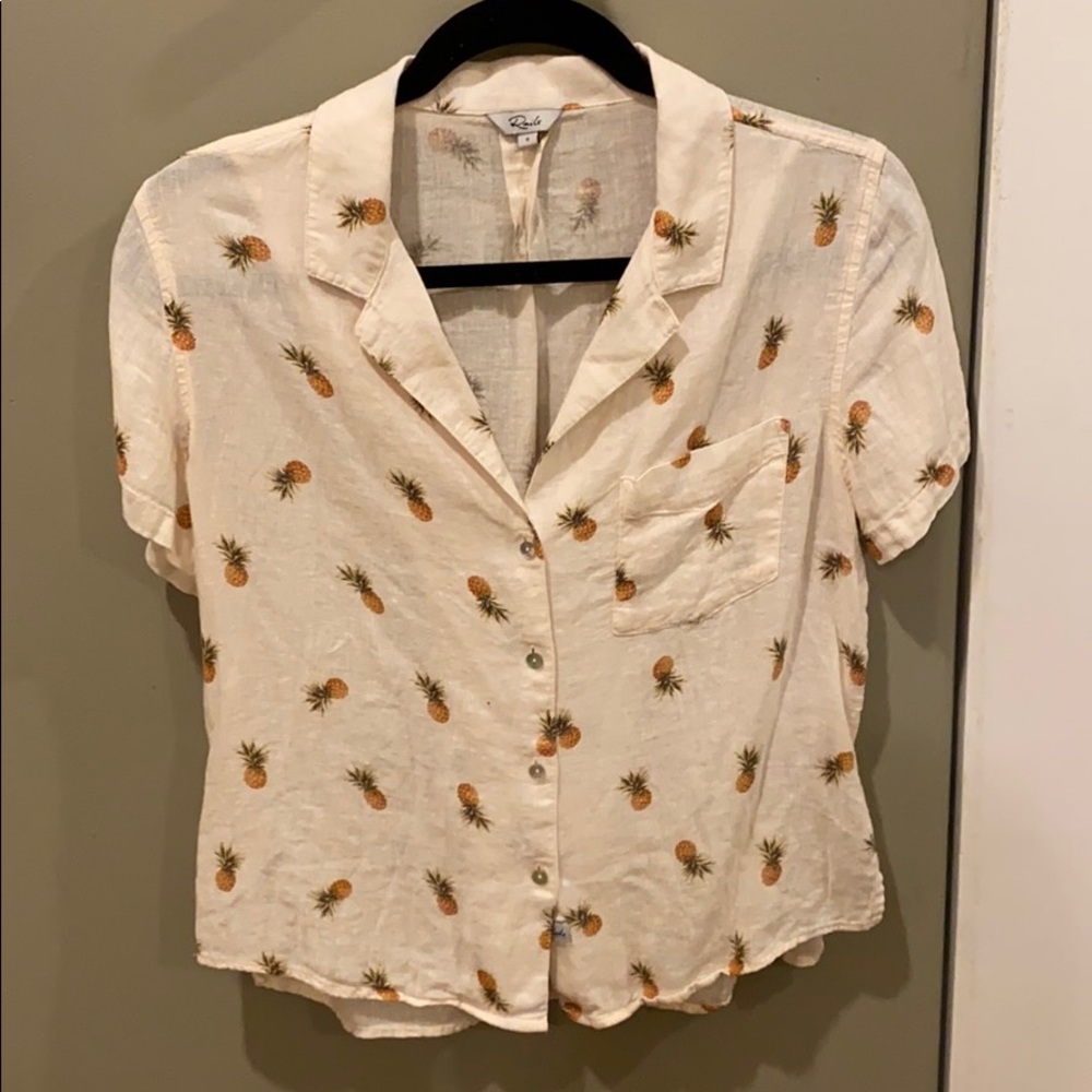 RAILS super soft short sleeve button down